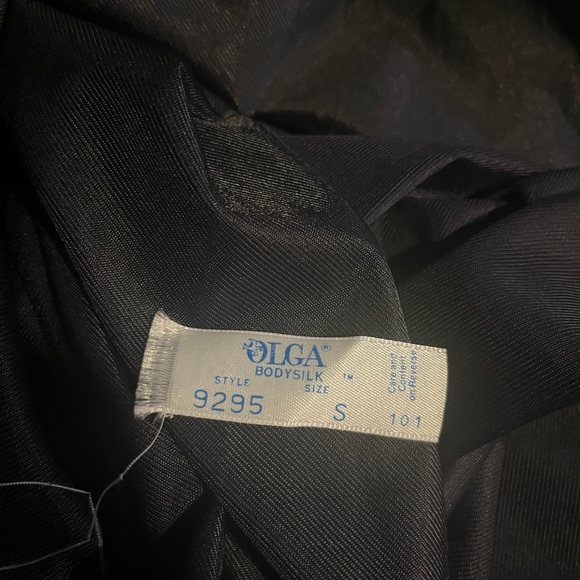 Gorgeous Rare Vintage Olga Black slip Dress - Picture 5 of 5
